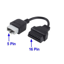 5 pinos conector fêmea 16pin para Honda (OBD-II. 16)